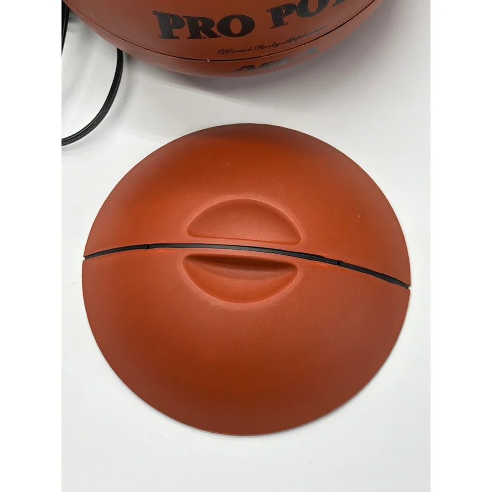 ASCA Pro Pots Basketball Slow Cooker 1.5 Quart Dip Warmer Model BB-10 Orange